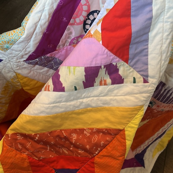 NWT handmade eco friendly scrap quilt G - Picture 4 of 5